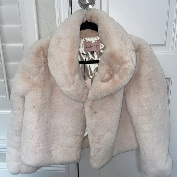 NWT Bubish Luxe Faux Fur Jacket - Picture 1 of 4